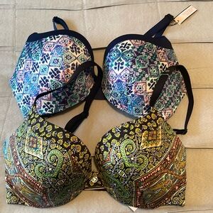 Victoria’s Secret push up Bras x 2